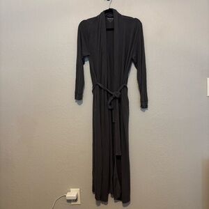 Naadam modal robe in gray size s/m